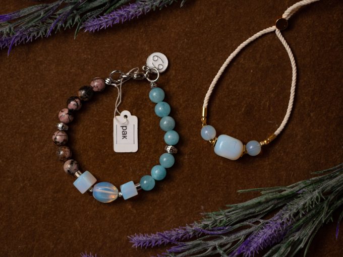 Beaded bracelet before